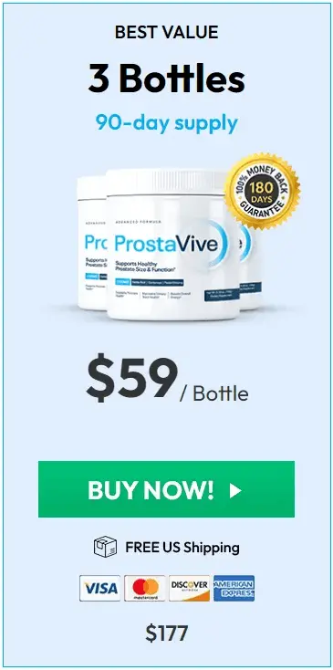 Prostavive 3 bottles
